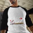 Stealing Hearts Like I Steal Bases Baseball Valentines Baseball Raglan Shirt