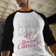 Strike Out Breast Cancer Baseball Warrior Baseball Raglan Shirt Strike Out Breast Cancer Baseball Warrior Baseball Raglan Shirt