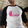 Strike Out Cancer Breast Cancer Awareness Baseball Warrior Baseball Raglan Shirt