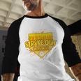Strike Out Childhood Cancer Boys Baseball Drip Gold Ribbon Baseball Raglan Shirt Strike Out Childhood Cancer Boys Baseball Drip Gold Ribbon Baseball Raglan Shirt