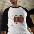 I Tackled 100 Days Of School Baseball Player Kids Teacher Baseball Raglan Shirt I Tackled 100 Days Of School Baseball Player Kids Teacher Baseball Raglan Shirt