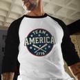 Team America 1776 4th Of July Patriotic Baseball Baseball Raglan Shirt Team America 1776 4th Of July Patriotic Baseball Baseball Raglan Shirt