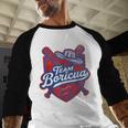 Team Boricua Puerto Rico Baseball Coqui Frog Pava Hat Fan Baseball Raglan Shirt Team Boricua Puerto Rico Baseball Coqui Frog Pava Hat Fan Baseball Raglan Shirt