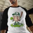 Toddler Baseball Drip Ice Cream Boys Kids St Patricks Day Baseball Raglan Shirt
