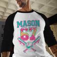 Trendy Mason 67 Mem Ice Cream Drip Baseball Birthday Costume Baseball Raglan Shirt Trendy Mason 67 Mem Ice Cream Drip Baseball Birthday Costume Baseball Raglan Shirt