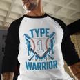 Type 1 Warrior Diabetes Awareness Baseball Enthusiasts Baseball Raglan Shirt Type 1 Warrior Diabetes Awareness Baseball Enthusiasts Baseball Raglan Shirt
