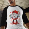 Valentine Baseball Heart Sports Men Boys Kid Baseball Raglan Shirt