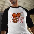 Valentines Baseball Basketball Football Heart Boy Men Baseball Raglan Shirt Valentines Baseball Basketball Football Heart Boy Men Baseball Raglan Shirt