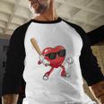 Valentines Bruh Red Heart Playing Baseball Men Boys Kids Baseball Raglan Shirt Valentines Bruh Red Heart Playing Baseball Men Boys Kids Baseball Raglan Shirt