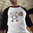 Valentines Day Baseball Ball Heart Dab Boys Kids Men Baseball Raglan Shirt Valentines Day Baseball Ball Heart Dab Boys Kids Men Baseball Raglan Shirt