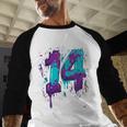 Vintage Baseball 14 Number Baseball Raglan Shirt Vintage Baseball 14 Number Baseball Raglan Shirt