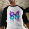 Vintage Baseball 84 Number Baseball Raglan Shirt Vintage Baseball 84 Number Baseball Raglan Shirt