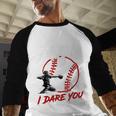 Vintage Baseball Catcher Boys Go Ahead Run I Dare You Baseball Raglan Shirt Vintage Baseball Catcher Boys Go Ahead Run I Dare You Baseball Raglan Shirt