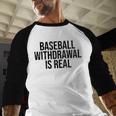 Vintage Baseball Withdrawal Is Real Premium Tri-Blend Baseball Raglan Shirt Vintage Baseball Withdrawal Is Real Premium Tri-Blend Baseball Raglan Shirt