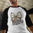 Wildcats Baseball Leopard Print Coquette Bow Mascot Game Day Baseball Raglan Shirt Wildcats Baseball Leopard Print Coquette Bow Mascot Game Day Baseball Raglan Shirt