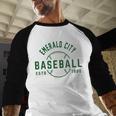 Wizard Of Oz Emerald City Baseball Costume Halloween Baseball Raglan Shirt Wizard Of Oz Emerald City Baseball Costume Halloween Baseball Raglan Shirt