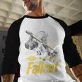 Women's Fallout TV Series Lucy Do Unto Others Baseball Bat Gamer Baseball Raglan Shirt Women's Fallout TV Series Lucy Do Unto Others Baseball Bat Gamer Baseball Raglan Shirt
