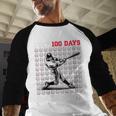 Women's I Hit 100 Days Of School Baseball 100th Day Boys Kids Baseball Raglan Shirt