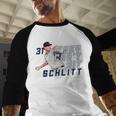 They Can't Hit Schlitt Cam Schlittler New York Baseball MLBP Baseball Raglan Shirt They Can't Hit Schlitt Cam Schlittler New York Baseball MLBP Baseball Raglan Shirt