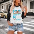 100 Days Of 5th Grade Baseball 100th Day Of School Boys Kids Baseball Raglan Shirt