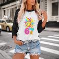 67 Baseball Ice Cream Six Seven Dabbing Banana Baseball Raglan Shirt 67 Baseball Ice Cream Six Seven Dabbing Banana Baseball Raglan Shirt