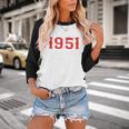 75 Year Old 1951 Classic Baseball Fan 75th Birthday Baseball Raglan Shirt 75 Year Old 1951 Classic Baseball Fan 75th Birthday Baseball Raglan Shirt