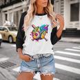 Banana Baseball 67 Ice Cream Drip Meme Baseball Raglan Shirt Banana Baseball 67 Ice Cream Drip Meme Baseball Raglan Shirt