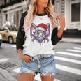 Baseball Christmas Santa Hat Baseball Christmas Drip Baseball Raglan Shirt Baseball Christmas Santa Hat Baseball Christmas Drip Baseball Raglan Shirt