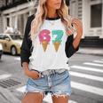 Baseball Drip Ice Cream 67 Baseball Baseball Raglan Shirt Baseball Drip Ice Cream 67 Baseball Baseball Raglan Shirt