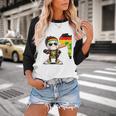 Baseball Drip Ice Cream Boys Youth Kids History Month Baseball Raglan Shirt