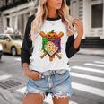 Baseball Drip Ice Cream Drip Halloween Baseball Lovers Baseball Raglan Shirt
