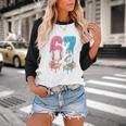 Baseball Ice Cream Drip 67 Hands Six Seven Boys Baseball Raglan Shirt Baseball Ice Cream Drip 67 Hands Six Seven Boys Baseball Raglan Shirt