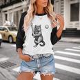 Cute Kitten Playing Baseball Hitter Bat Cool Baseball Cat Baseball Raglan Shirt Cute Kitten Playing Baseball Hitter Bat Cool Baseball Cat Baseball Raglan Shirt