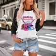 Game Kindergarten Baseball Ice Cream Drip On Back To School Baseball Raglan Shirt