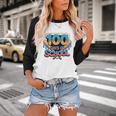 Happy 100 Days Of School Baseball Drip For Kids Teachers Baseball Raglan Shirt Happy 100 Days Of School Baseball Drip For Kids Teachers Baseball Raglan Shirt