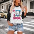 HUGvyn 100 Days Of School Baseball Ice Cream Teacher Student Baseball Raglan Shirt HUGvyn 100 Days Of School Baseball Ice Cream Teacher Student Baseball Raglan Shirt