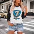 Ice Cream Baseball Glove 7th Birthday Edition Baseball Raglan Shirt Ice Cream Baseball Glove 7th Birthday Edition Baseball Raglan Shirt