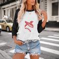 Just A Girl Who Loves Baseball Cute Retro Baseball Lover Baseball Raglan Shirt