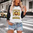 I Just Hit 100 Days Of School Baseball Boys Kids 100th Day Baseball Raglan Shirt