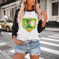 Leprechaun Baseball St Patricks Day Ice Cream Drip Men Boys Baseball Raglan Shirt