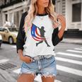 Puerto Rico Baseball Flag Player Boricua Heritage Sports Baseball Raglan Shirt Puerto Rico Baseball Flag Player Boricua Heritage Sports Baseball Raglan Shirt