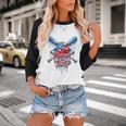 Respect The Drip Baseball American Flag Ice Cream Drip Youth Baseball Raglan Shirt Respect The Drip Baseball American Flag Ice Cream Drip Youth Baseball Raglan Shirt