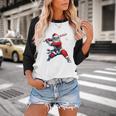 Santa Playing Baseball Men Boys Christmas Baseball Player Baseball Raglan Shirt Santa Playing Baseball Men Boys Christmas Baseball Player Baseball Raglan Shirt