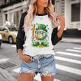 St Patricks Day Baseball Ice Cream Baseball Player Cartoon Baseball Raglan Shirt St Patricks Day Baseball Ice Cream Baseball Player Cartoon Baseball Raglan Shirt