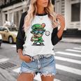 St Patricks Day Leprechaun Baseball Saint Paddys Boys Men Baseball Raglan Shirt