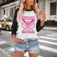 Strike Out Breast Cancer Baseball Ice Cream Drip Baseball Raglan Shirt Strike Out Breast Cancer Baseball Ice Cream Drip Baseball Raglan Shirt