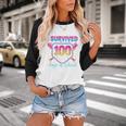 I Survived 100 Days Of School Baseball 100th Day Kids Girls Baseball Raglan Shirt I Survived 100 Days Of School Baseball 100th Day Kids Girls Baseball Raglan Shirt