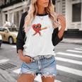 Valentine Baseball Heart Sport Valentines Day Men Boys Kids Baseball Raglan Shirt