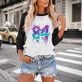 Vintage Baseball 84 Number Baseball Raglan Shirt Vintage Baseball 84 Number Baseball Raglan Shirt