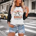 Vintage San Francisco Seals California Baseball Logo Baseball Raglan Shirt